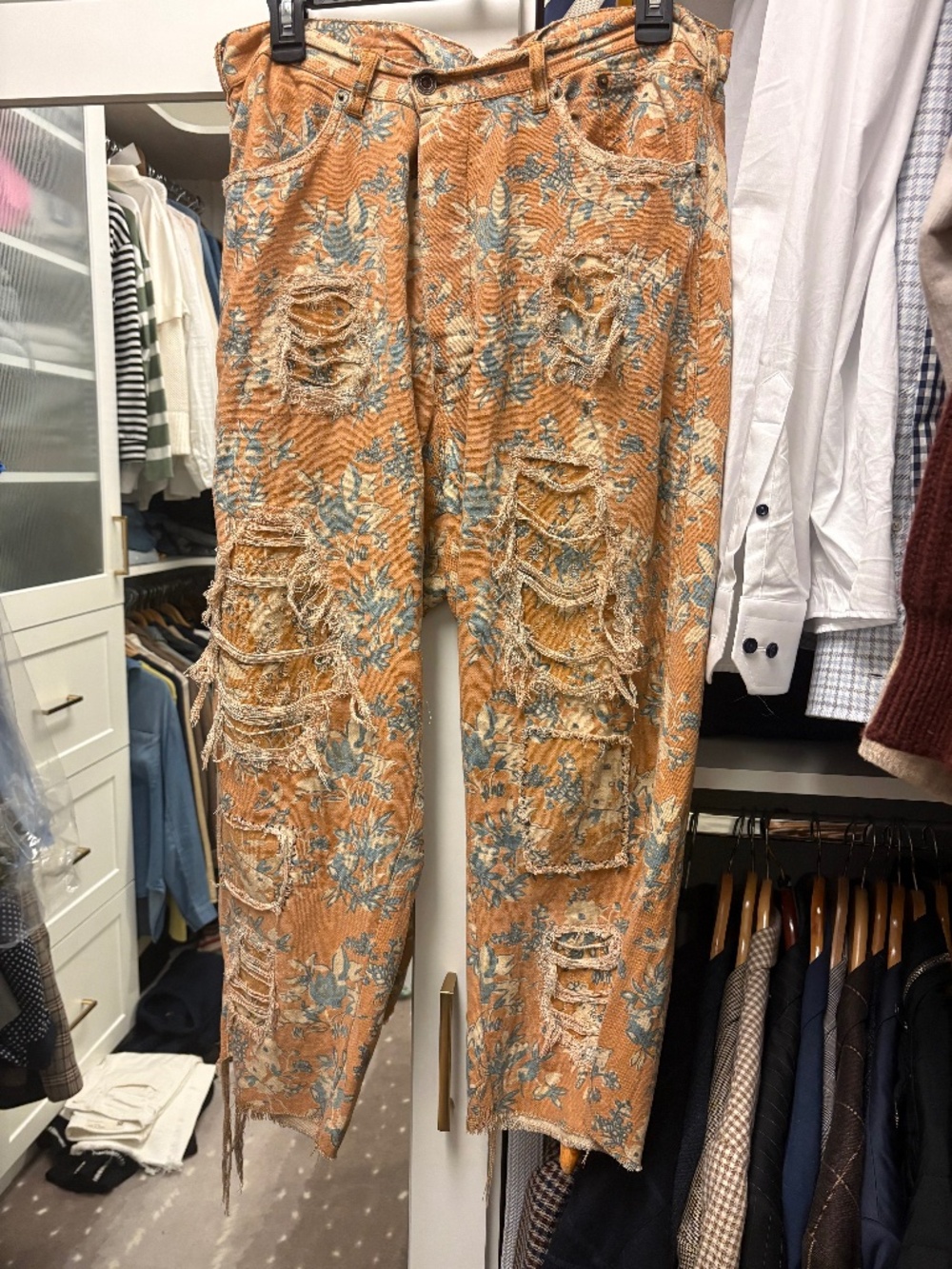 Magnolia Pearl Block Print miner pants “Lucy”